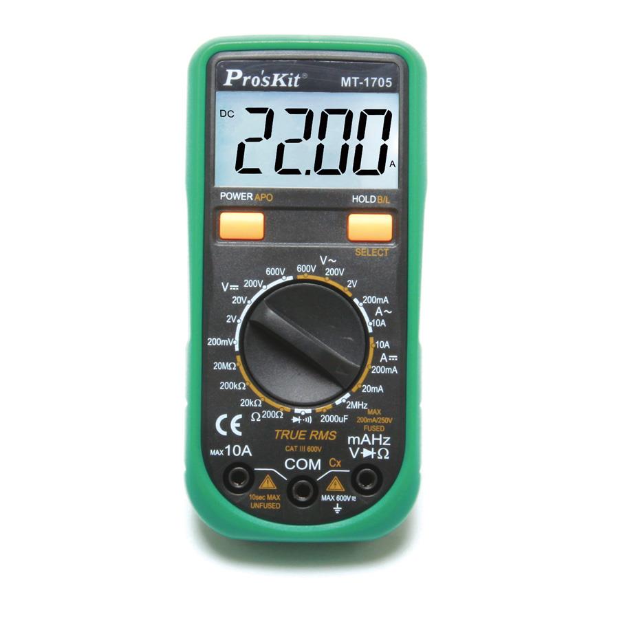 PROSKIT MT-1705 3 1/2 Compact Digital Multimeter